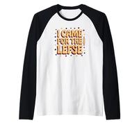 I Came for The Lefse Funny Lefse Raglan Baseball Tee