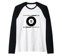 I Came Here to Break Your Balls Snooker Billiard Player Raglan Baseball Tee