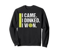 I Came I Dinked I Won Funny Vintage Sports Lover For Women Sweatshirt