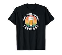 I Came I Poured I Conquered Pub Landlady Humor Quote T-Shirt