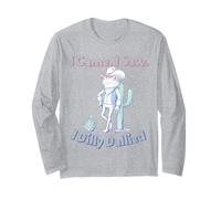 I Came I Saw I Dilly Dallied Frog Cowboy Funny Long Sleeve T-Shirt