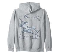 I Came I Saw I Dilly Dallied Frog Cowboy Funny Zip Hoodie