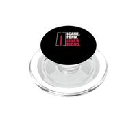 I Came I Saw I Drew Blood Funny Phlebotomist Phlebotomy Tech PopSockets PopGrip for MagSafe