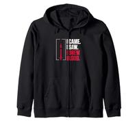 I Came I Saw I Drew Blood Funny Phlebotomist Phlebotomy Tech Zip Hoodie