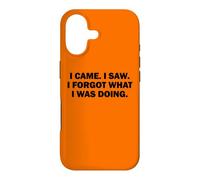 I came. I saw. I forgot what I was doing. Lost in thought Case for iPhone 17