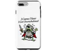 I came I saw I got overwhelmed tiny knight frog panicking Case for iPhone 7 Plus/8 Plus
