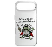 I came I saw I got overwhelmed tiny knight frog panicking Case for iPhone Air