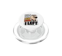 I Came I Saw I Heard You Chewing I Left Cat Coffee Introvert PopSockets PopGrip for MagSafe