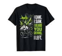I Came I Saw I Heard You Chewing I Left - Funny Loud Eater Value Graphic T-Shirt, Men, Black, M
