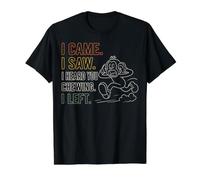 I Came I Saw I Heard You Chewing I Left - Funny Loud Eater Value Graphic T-Shirt, Men, Black, S