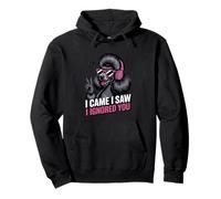 I Came I Saw I Ignored You Poodle Fun Pullover Hoodie