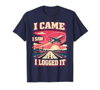 I Came I Saw I Logged It | Plane Spotting Log T-Shirt