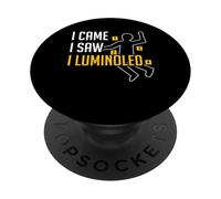 I Came I Saw I Luminoled Forensic Science PopSockets Adhesive PopGrip