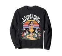 I Came I Saw I Made It Weird Retro Humor Sweatshirt