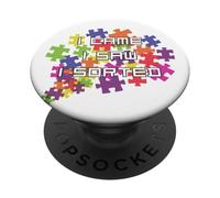 I Came I Saw I Sorted Jigsaw Puzzle Lovers PopSockets Adhesive PopGrip