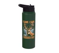 I Came I Saw. I Tagged Out Stainless Steel Insulated Water Bottle