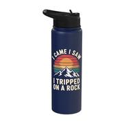 I Came I Saw I Tripped On A Rock Stainless Steel Insulated Water Bottle