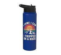 I Came I Saw I Tripped On A Rock Stainless Steel Insulated Water Bottle