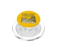 I Came I Saw I Went Home Introverted Frog Cottagecore PopSockets PopGrip for MagSafe