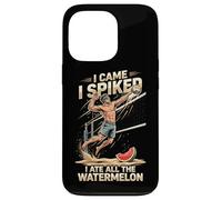 I Came I Spiked I Ate All The Watermelon Volleyball Case for iPhone 13 Pro