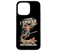 I Came I Spiked I Ate All The Watermelon Volleyball Case for iPhone 15 Pro Max