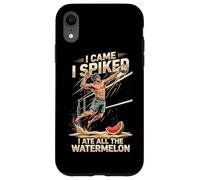 I Came I Spiked I Ate All The Watermelon Volleyball Case for iPhone XR