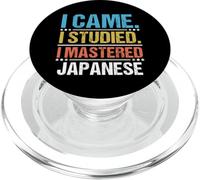 I Came I Studied I Mastered the Japanese Language PopSockets PopGrip for MagSafe