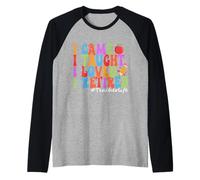 I Came I Taught I Loved I Retired Funny Teacher Retirement Raglan Baseball Tee
