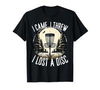 I Came I Threw I Lost A Disc Funny Disc Golf T-Shirt