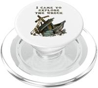 I came to explore the wreck fun ship wreck design PopSockets PopGrip for MagSafe