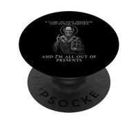 I Came to Give Presents and Punch Heretics Icon St Nicholas PopSockets Adhesive PopGrip