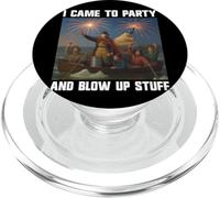 I Came To Party And Blow Stuff Up Washington 4th of July PopSockets PopGrip for MagSafe