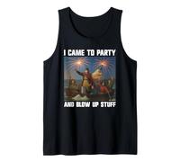I Came To Party And Blow Stuff Up Washington 4th of July Tank Top