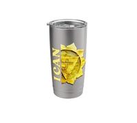I Can Affirmations, Solar Plexus Chakra Healing and Opening Stainless Steel Insulated Tumbler