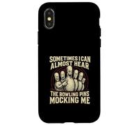 I Can Almost Hear The Ten Pin Laughing Bowling Team Bowler Case for iPhone X/XS