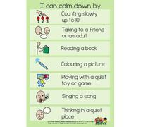 I Can Calm Down Poster - ASD / Autism / SEN / Special Needs Social Communication Visual Aid