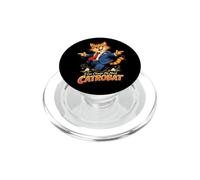 I Can Change My Mind! Funny Political Cat Catrobat PopSockets PopGrip for MagSafe
