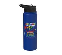 I Can Control Myself Motivational Quote Self Development Stainless Steel Insulated Water Bottle