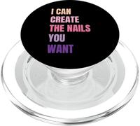 I Can Create The Nails You Want Manicurist PopSockets PopGrip for MagSafe