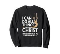 I Can Do All Things Christian Gymnastic Girl Sweatshirt