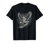 I Can Do All Things Eagle Motivation Inspirational Quote T-Shirt