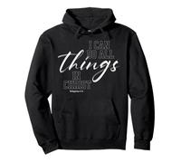 I Can Do All Things In Christ Verse Bible Scripture Pullover Hoodie