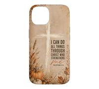 I Can Do All Things Philippians 4:13 Cross Pumpkin Fall Case for iPhone 14