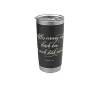 I Can Do All Things Philippians 4:13 Faith Script Stainless Steel Insulated Tumbler