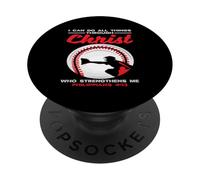 I Can Do All Things Through Christ Baseball Faith PopSockets Adhesive PopGrip