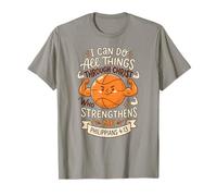 I Can Do All Things Through Christ - Basketball Player Ball T-Shirt