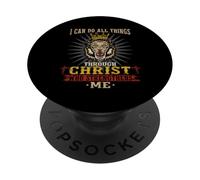 I Can Do All Things Through Christ Bible Faith Christian PopSockets Adhesive PopGrip