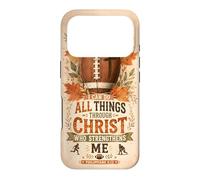 I Can Do All Things Through Christ Bible Verse Fall Leaves Case for iPhone 17 Pro