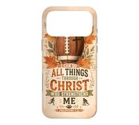 I Can Do All Things Through Christ Bible Verse Fall Leaves Case for iPhone 17 Pro Max
