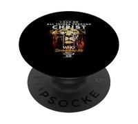 I Can Do All Things Through Christ Bible Verse Lion Of Judah PopSockets Adhesive PopGrip